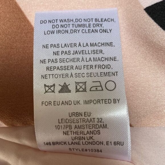 Hutch Geo Wrap Mini Dress in Pink Combo Size XS NWOT - Picture 15 of 15